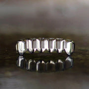 18K White Gold Plated Grillz Set