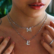 initial letter necklace