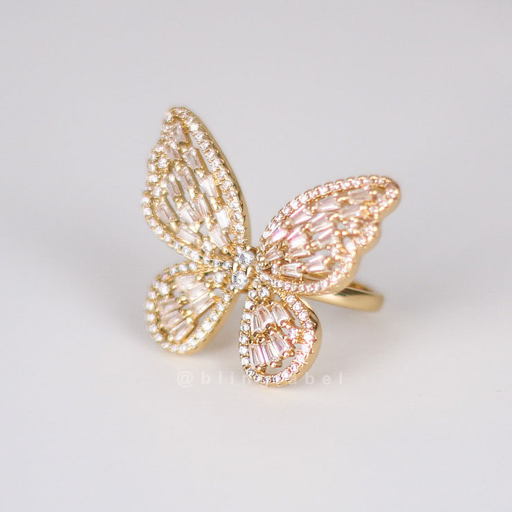 Queen Butterfly Diamond Ring