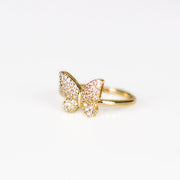 Mini Butterfly Diamond Ring
