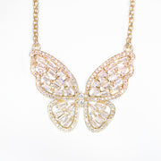 Queen Butterfly Diamond Choker Necklace