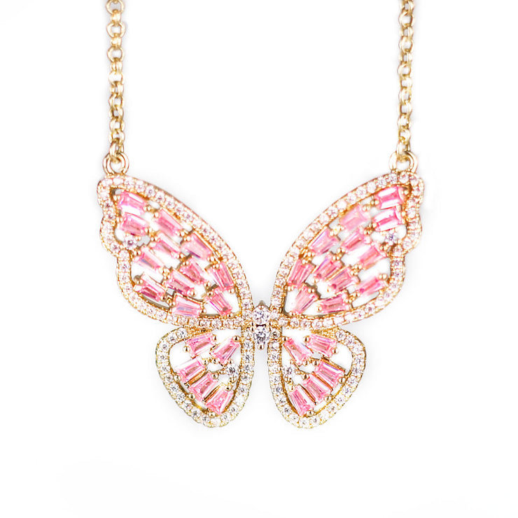 Queen Butterfly Diamond Choker Necklace