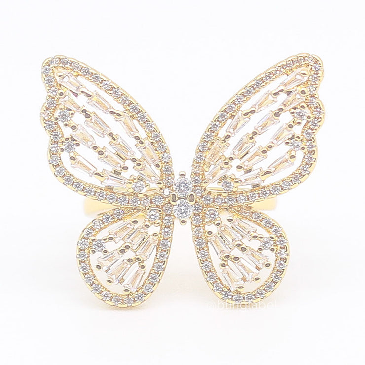Queen Butterfly Diamond Ring