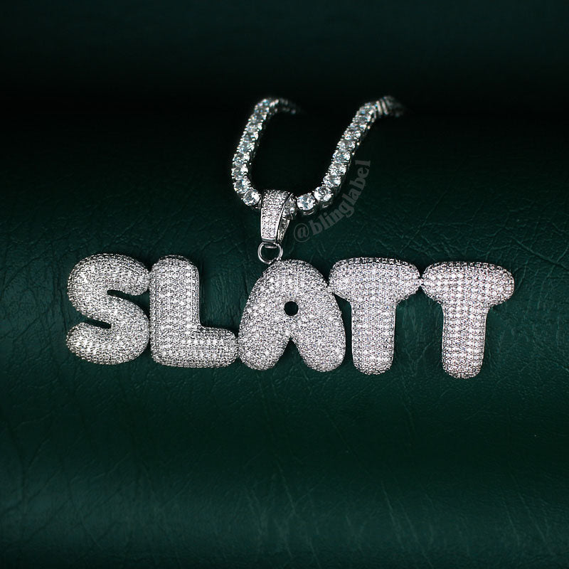 Custom Name Rapper Necklace (Premium 18K Plating) – Bling Label